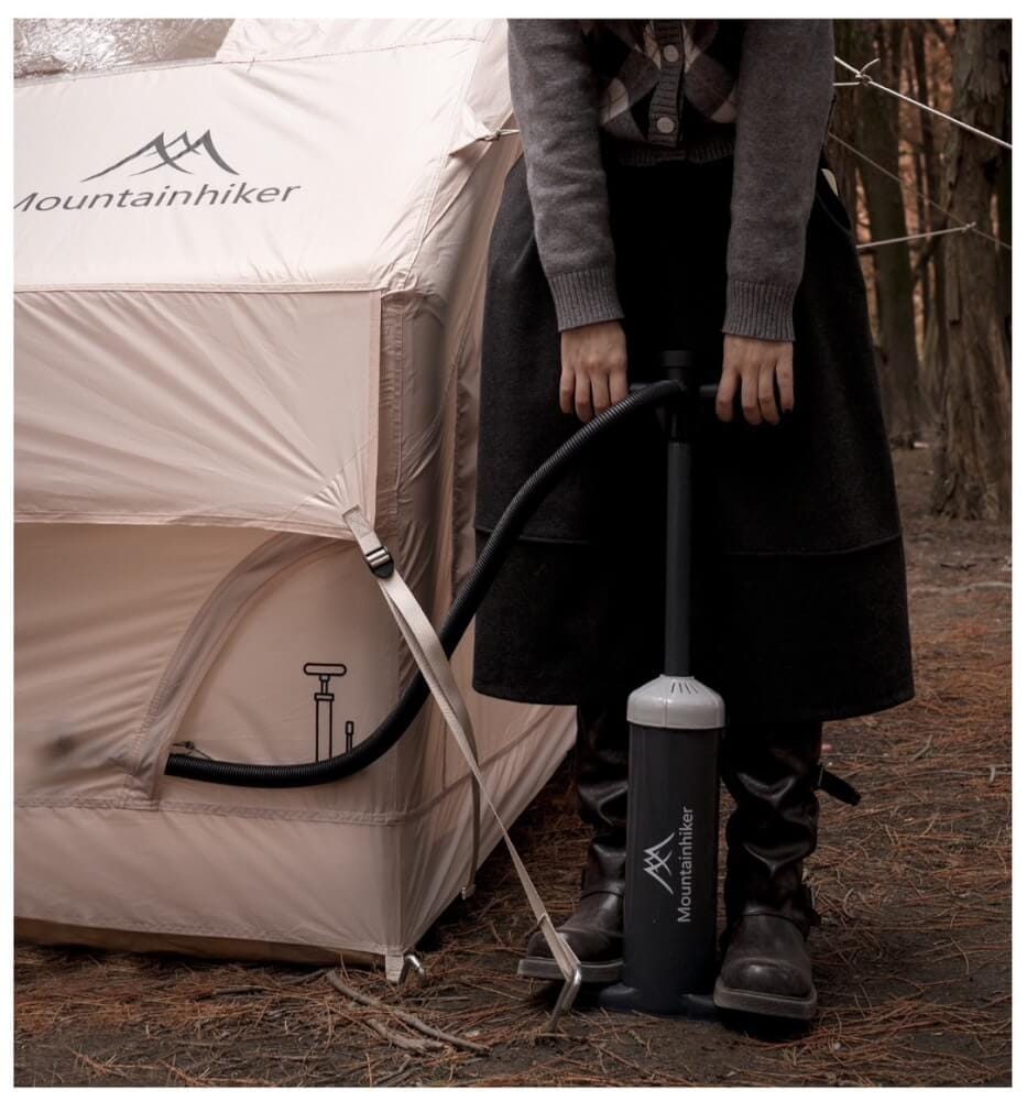 เต็นท์เป่าลม MOUNTAINHIKER 12 ตรม. สีกากี